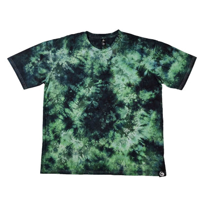 Electric Green Camo Crunch Tie Dye T-Shirt