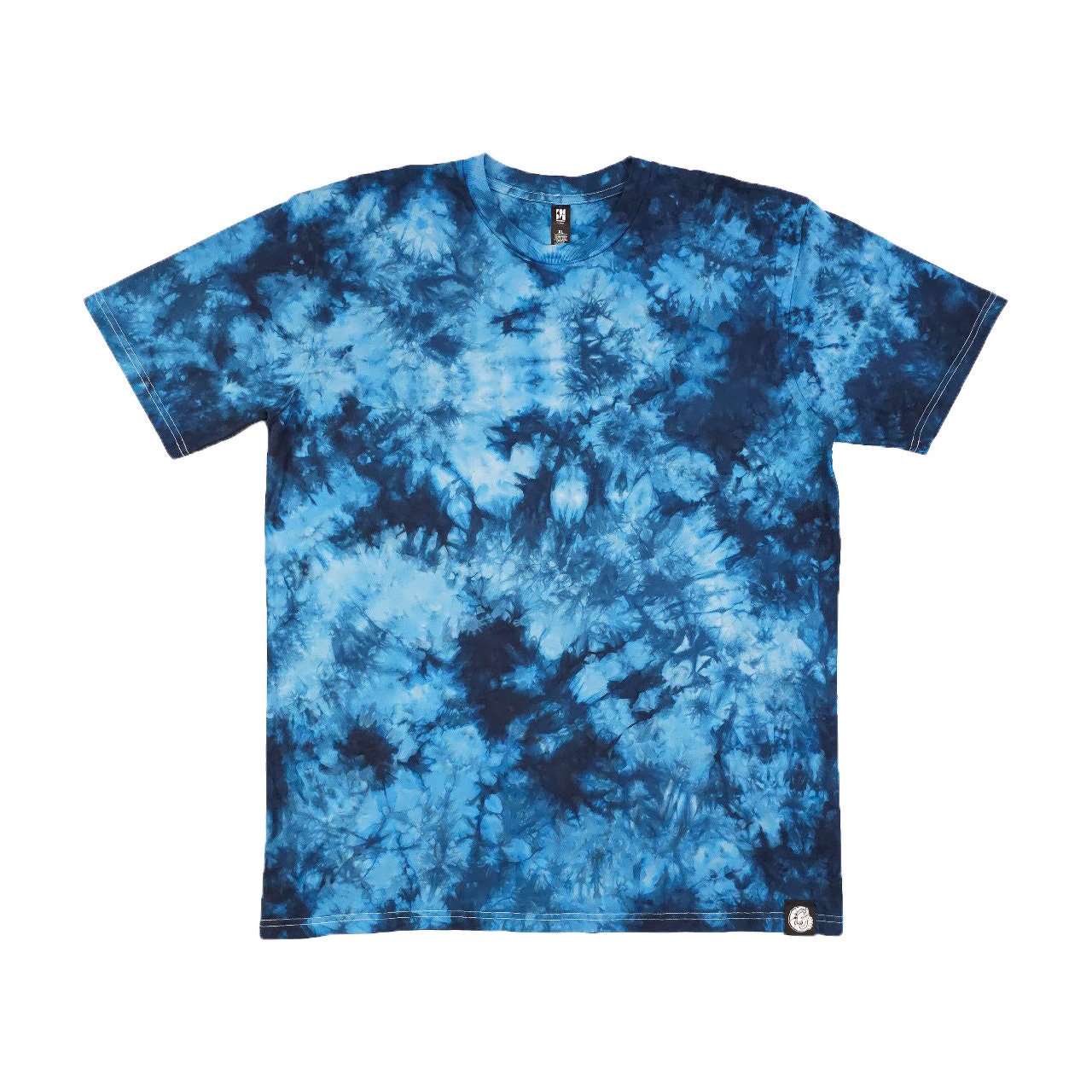 Electric Blue-galoo Camo Crunch Tie Dye T-Shirt - tie dye joggers -  tie dye sweatpants - tie dye trousers - Stinging Bullfish