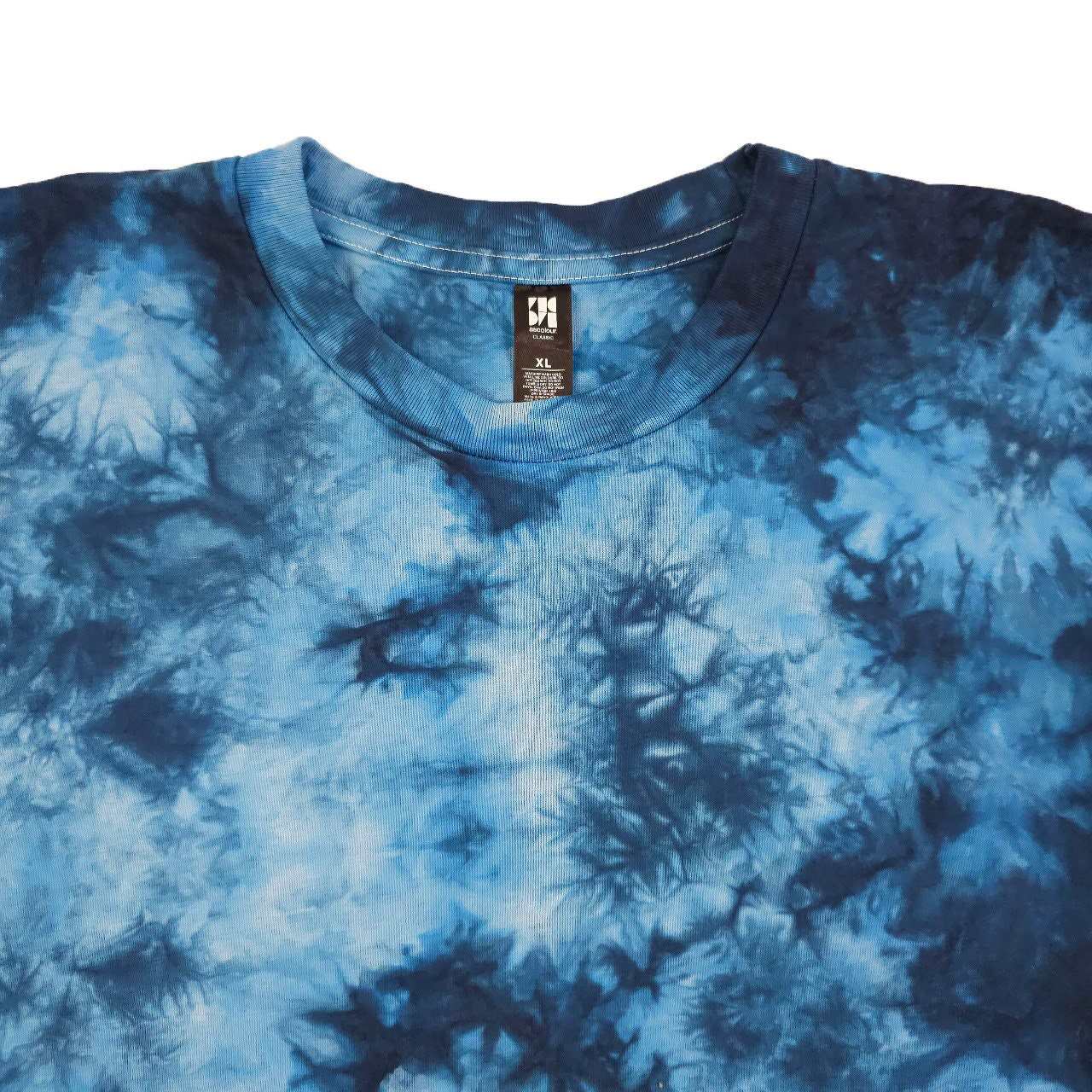 Electric Blue-galoo Camo Crunch Tie Dye T-Shirt - tie dye joggers -  tie dye sweatpants - tie dye trousers - Stinging Bullfish