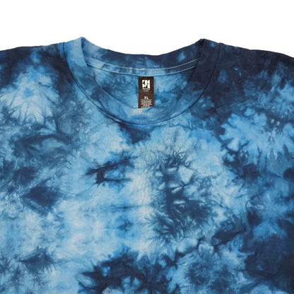 Electric Blue-galoo Camo Crunch Tie Dye T-Shirt - tie dye joggers -  tie dye sweatpants - tie dye trousers - Stinging Bullfish