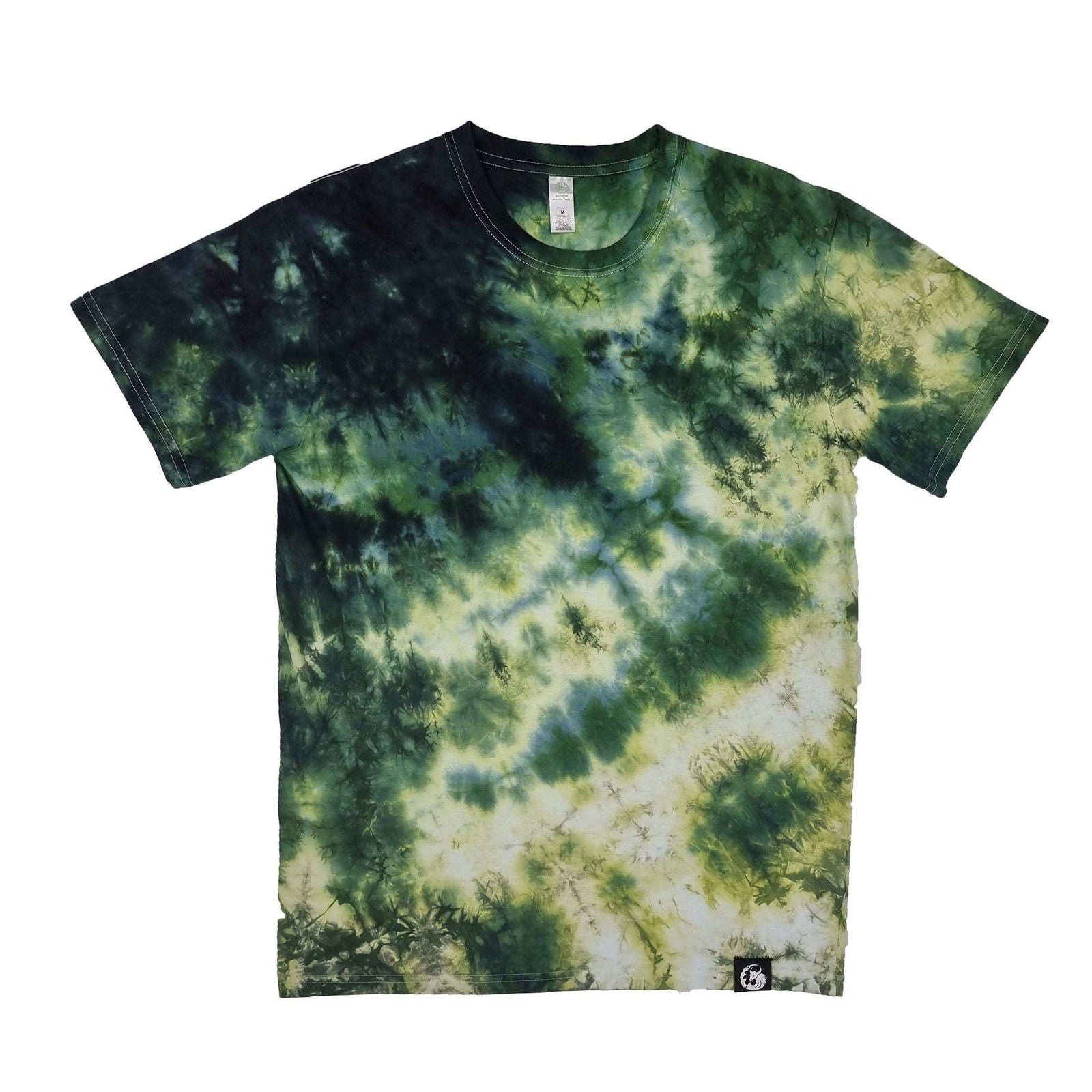 Forest Green Impact Cram Tie Dye T-Shirt - tie dye joggers -  tie dye sweatpants - tie dye trousers - Stinging Bullfish