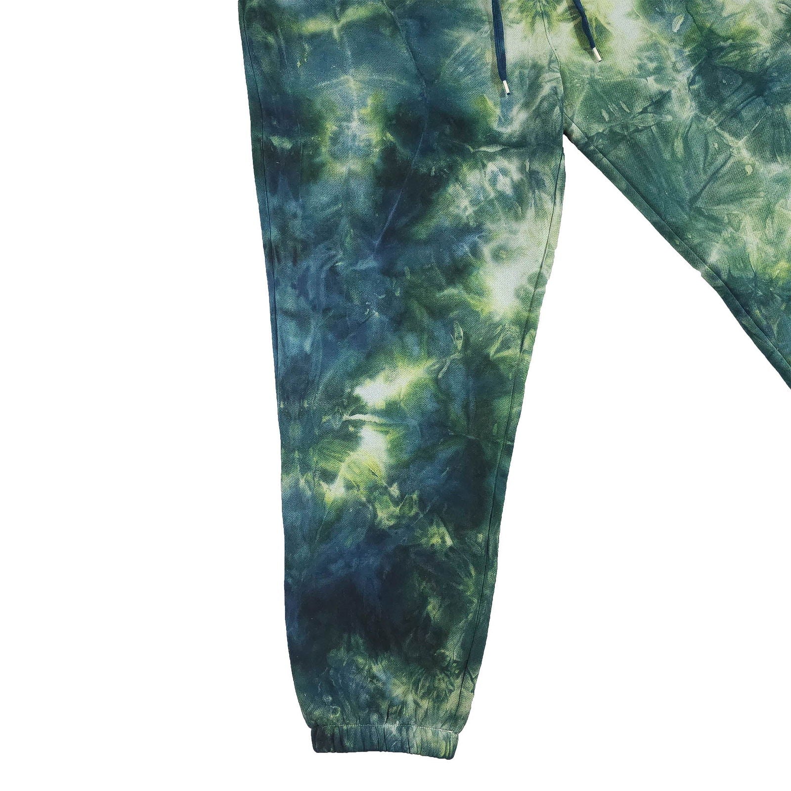 Forest Green Tie Dye Jogging Bottoms - tie dye joggers -  tie dye sweatpants - tie dye trousers - Stinging Bullfish