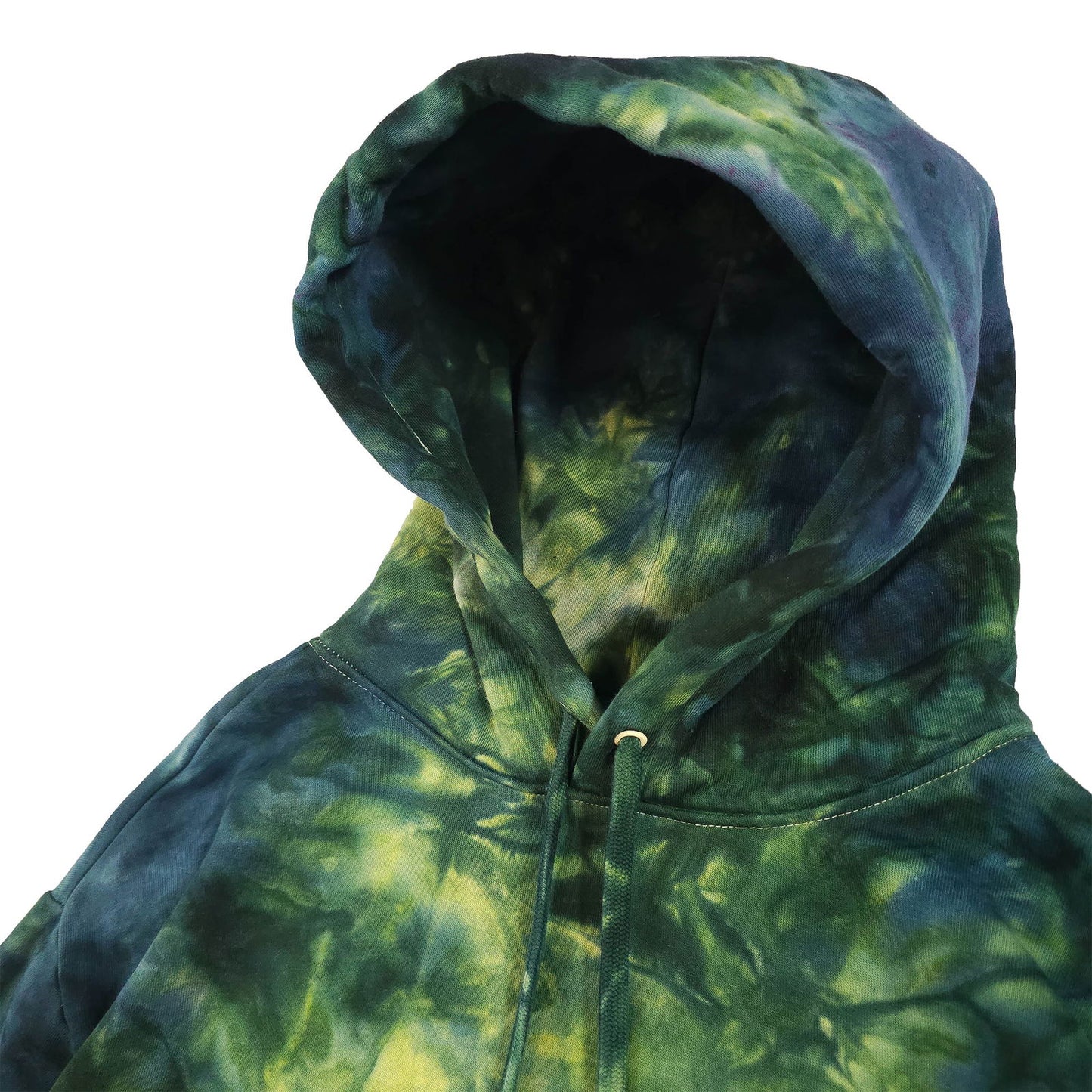 Forest Green Ombré Smoke Tie Dye Hoodie