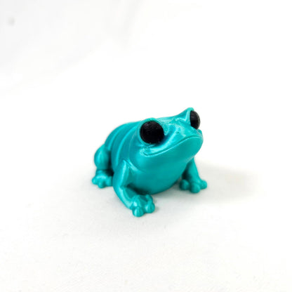 Frog Fidget Toy - Metallic Teal - fidget toy