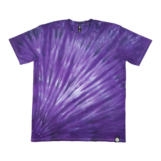 Imperial Purple Gravitron Tie Dye T-Shirt - clothing