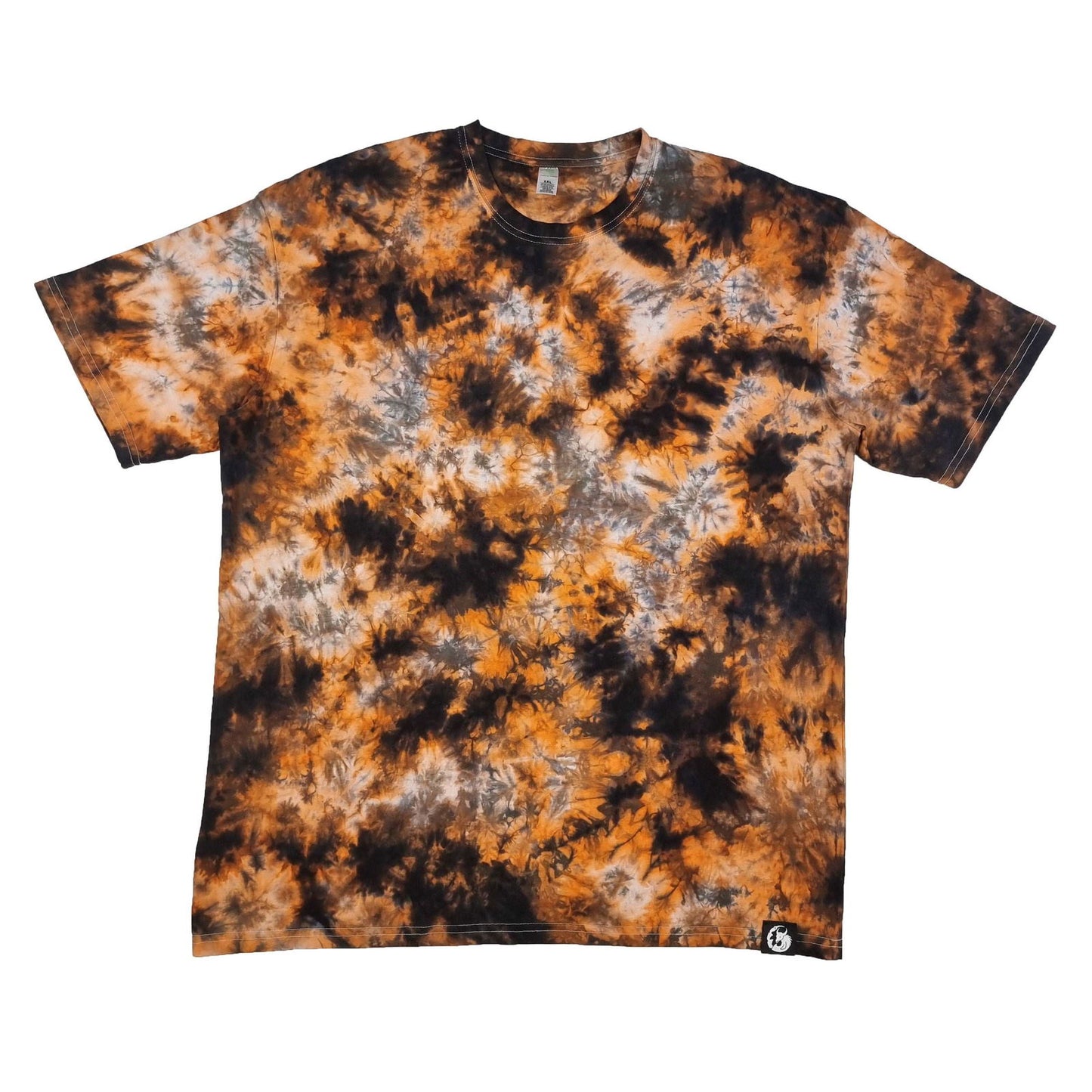 Orange Camo Crunch Tie Dye T-Shirt