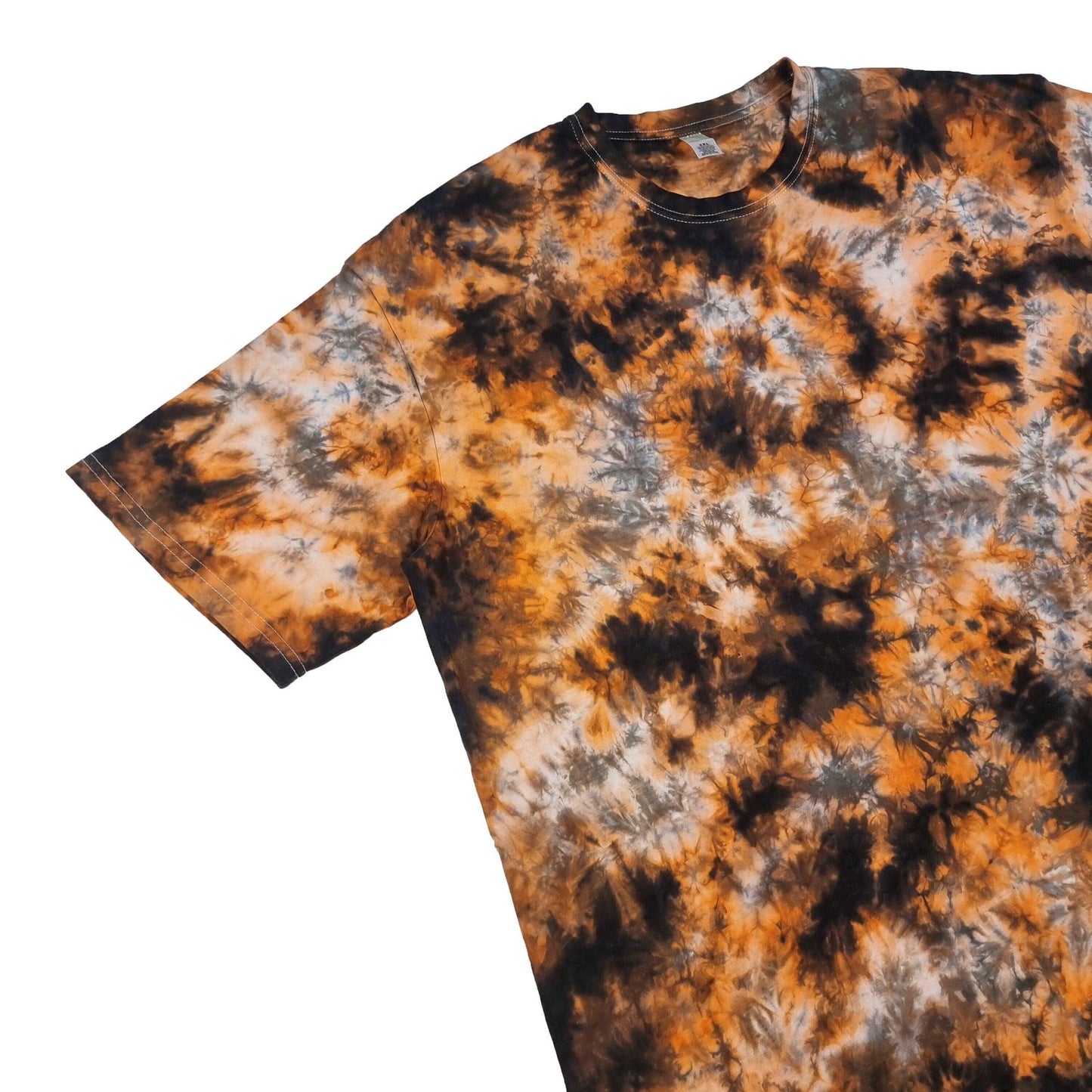 Orange Camo Crunch Tie Dye T-Shirt