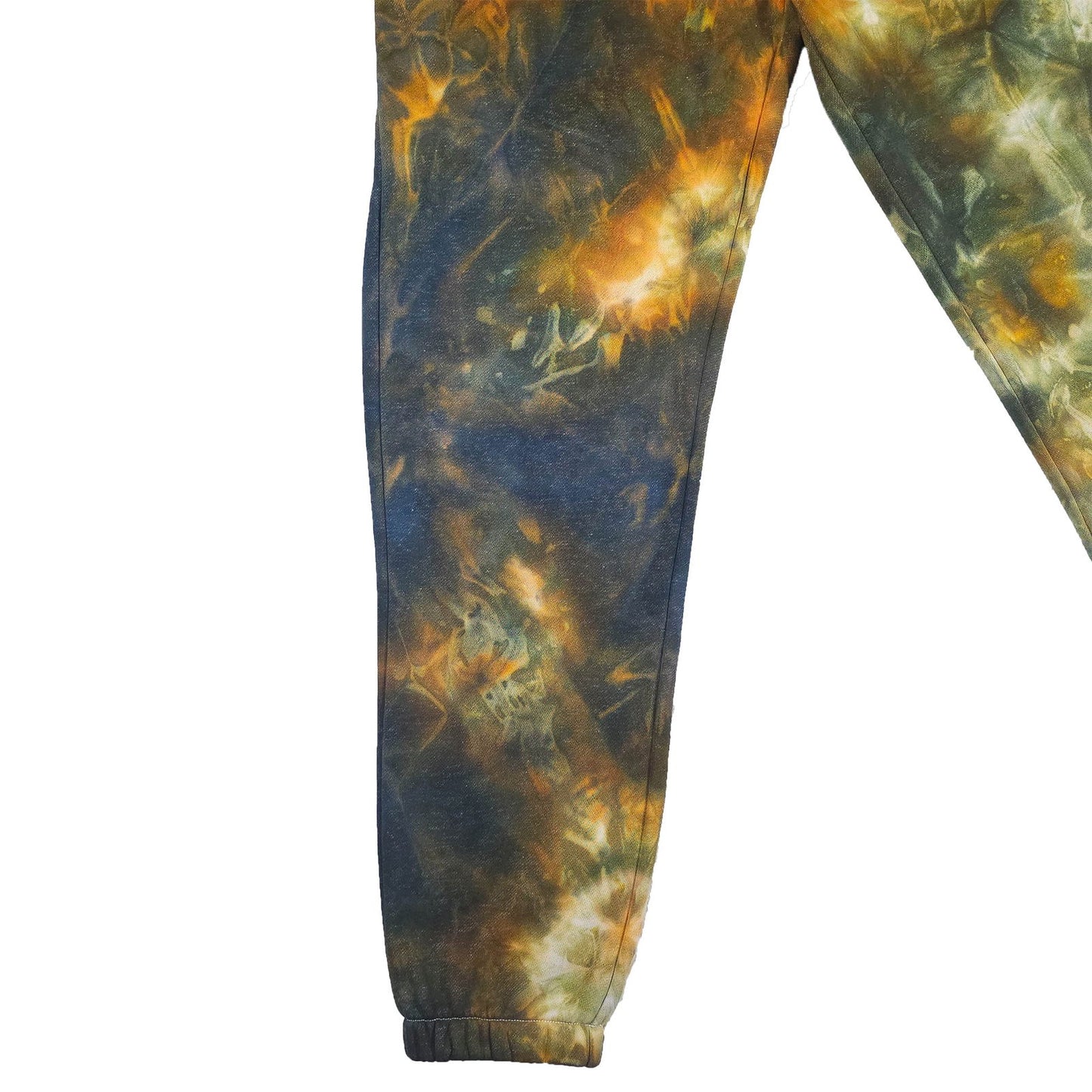 Orange Ombré Smoke Tie Dye Jogging Bottoms