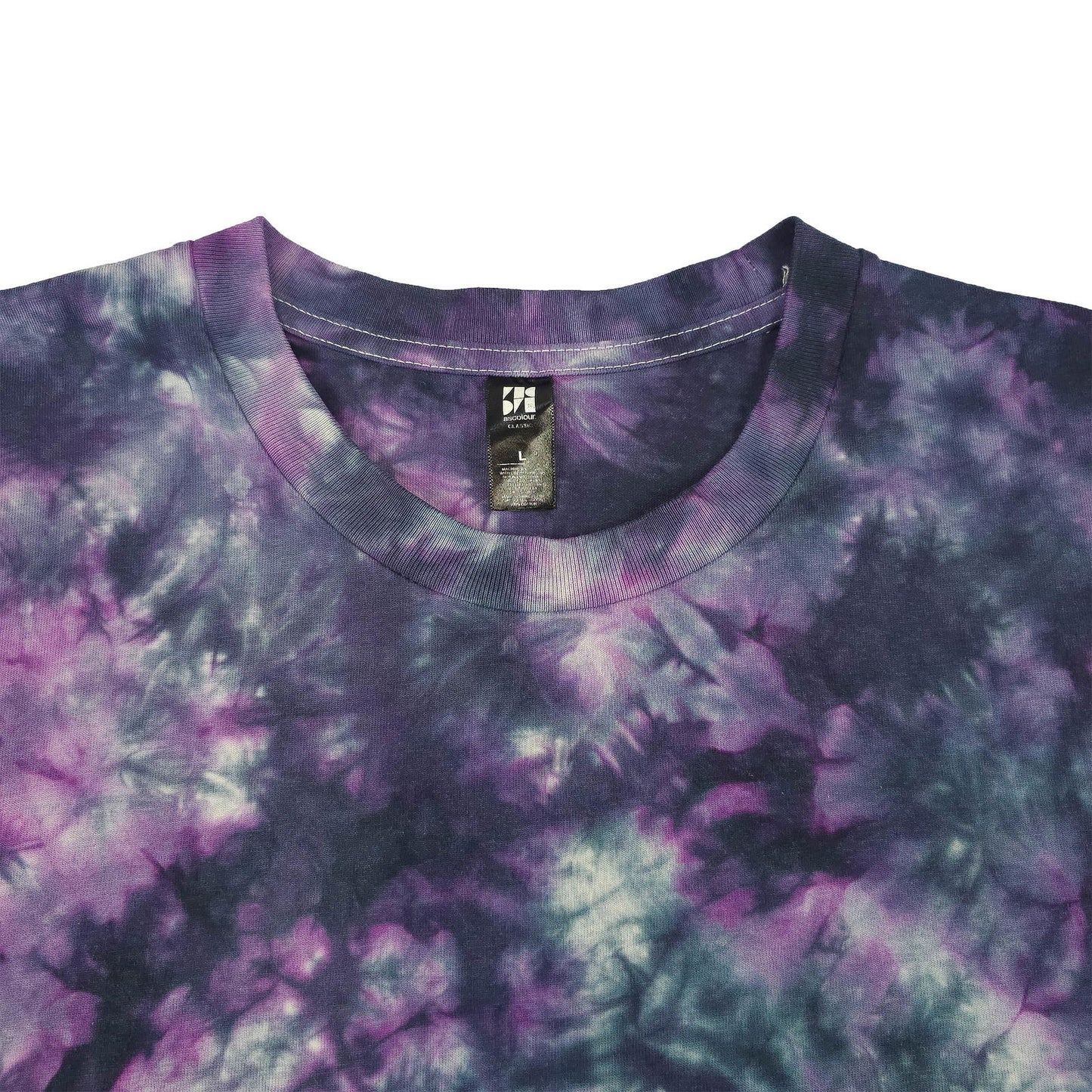 Purple Camo Crunch Tie Dye T-Shirt - clothing