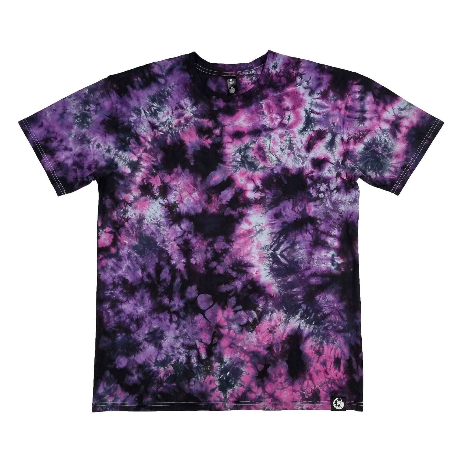 Purple and Pink Camo Crunch Tie Dye T-Shirt