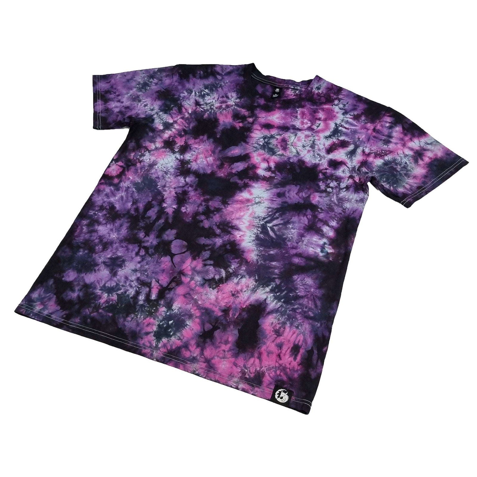 Purple and Pink Camo Crunch Tie Dye T-Shirt