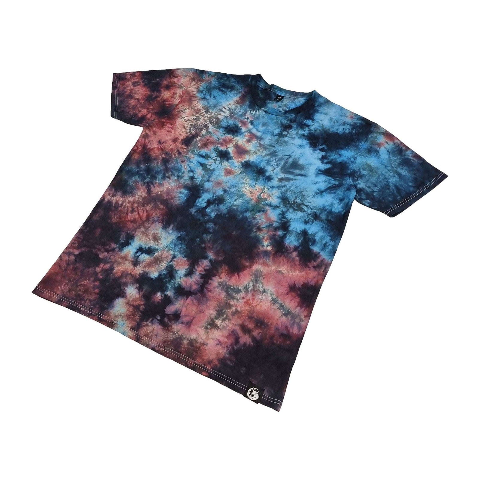 Red/Blue Camo Crunch Tie Dye T-Shirt