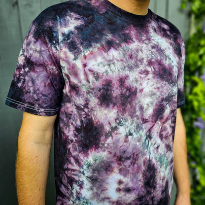 Smoky Purple Camo Crunch Tie Dye T-Shirt