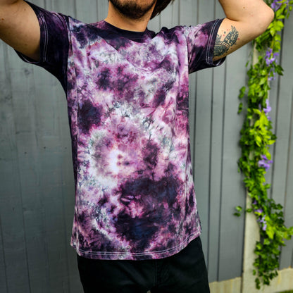 Smoky Purple Camo Crunch Tie Dye T-Shirt