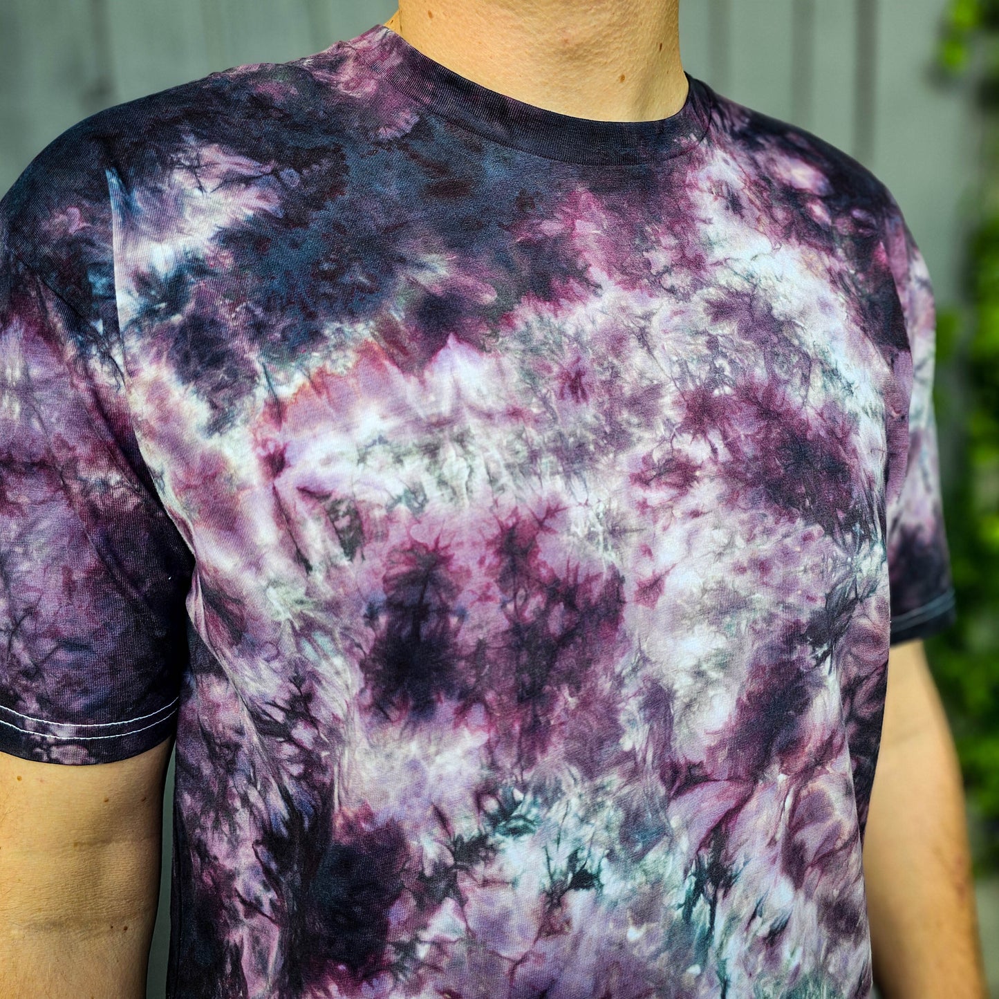 Smoky Purple Camo Crunch Tie Dye T-Shirt