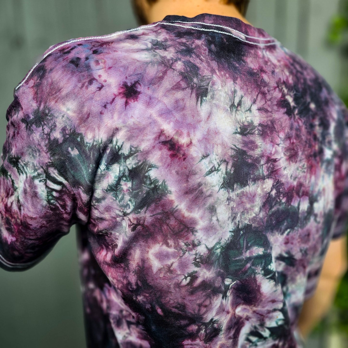 Smoky Purple Camo Crunch Tie Dye T-Shirt