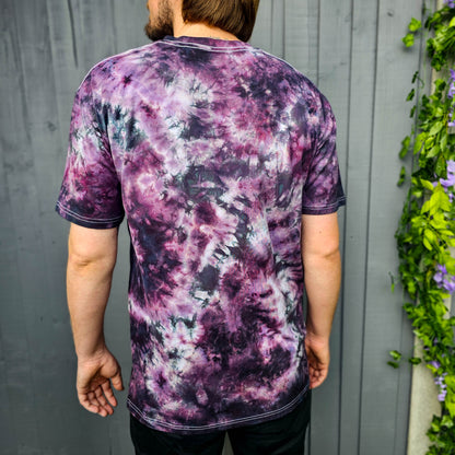 Smoky Purple Camo Crunch Tie Dye T-Shirt