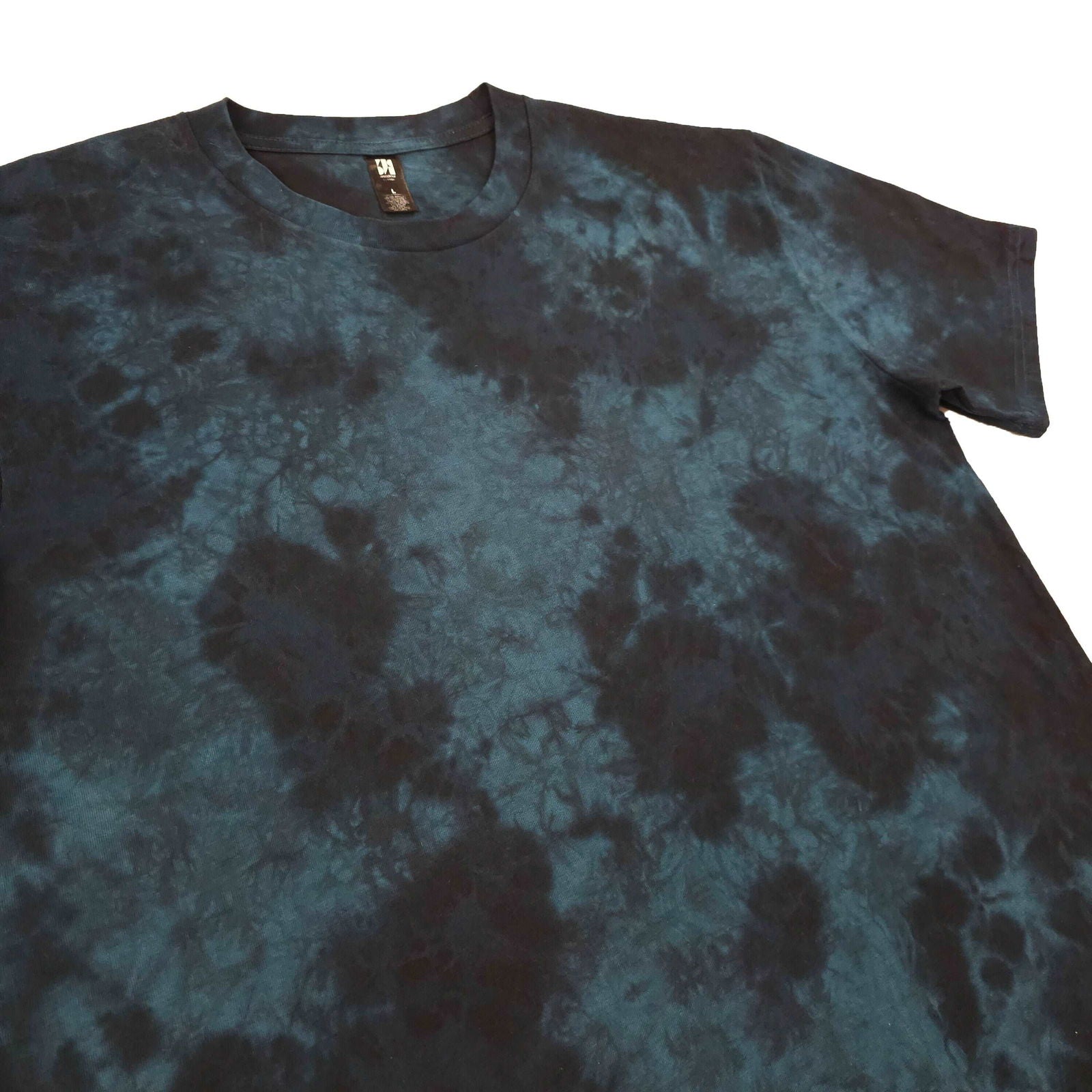 Smoky Blue Camo Crunch Tie Dye T-Shirt