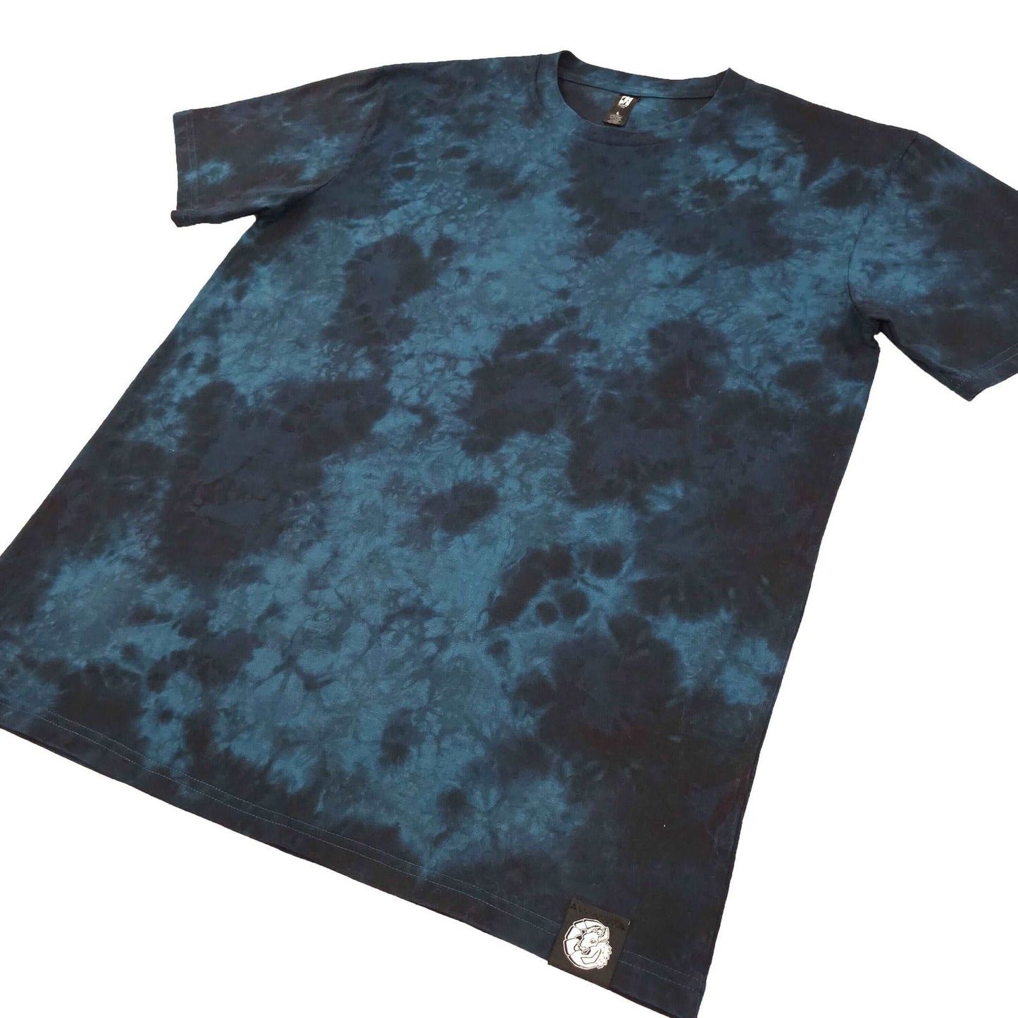 Smoky Blue Camo Crunch Tie Dye T-Shirt