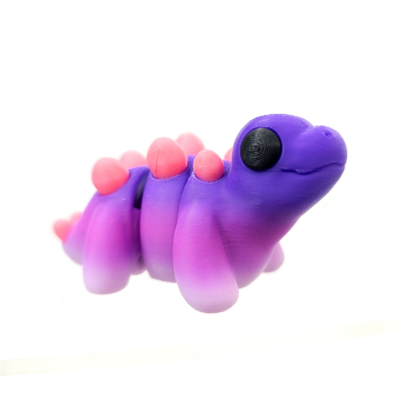 Stegosaurus Dinosaur Fidget Toy - Purple Fade - fidget toy