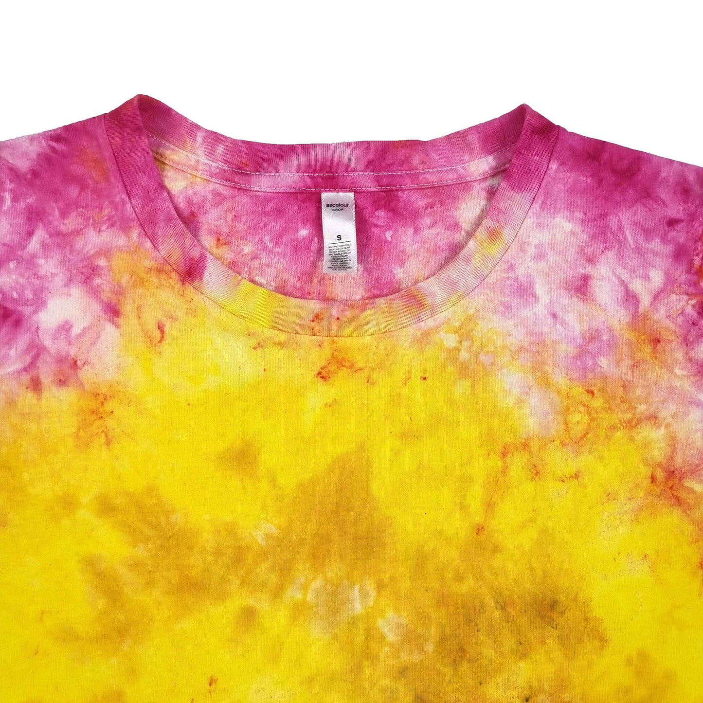 Sunset Camo Crunch Tie Dye Crop Top - tie dye joggers -  tie dye sweatpants - tie dye trousers - Stinging Bullfish