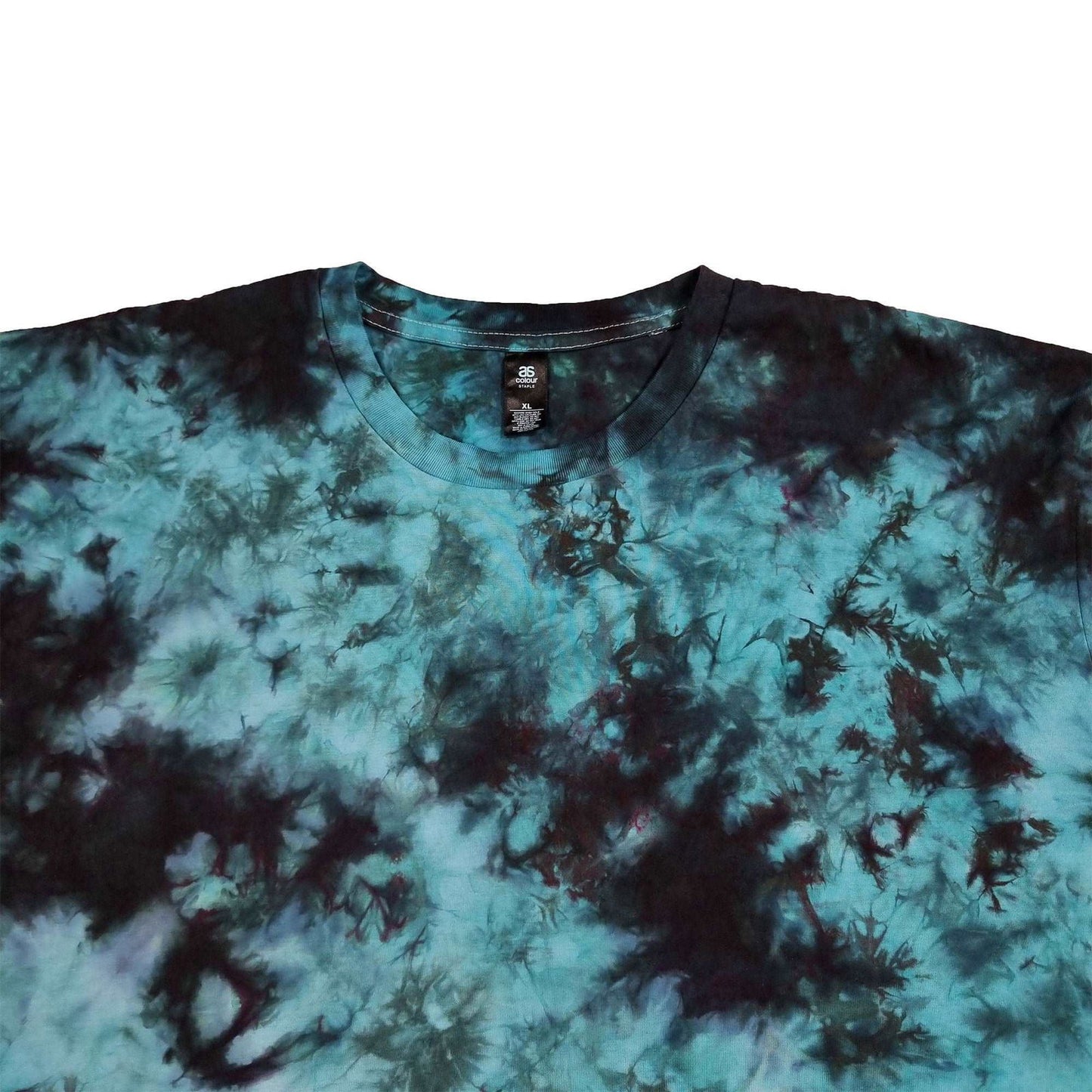 Teal Camo Crunch Tie Dye T-Shirt