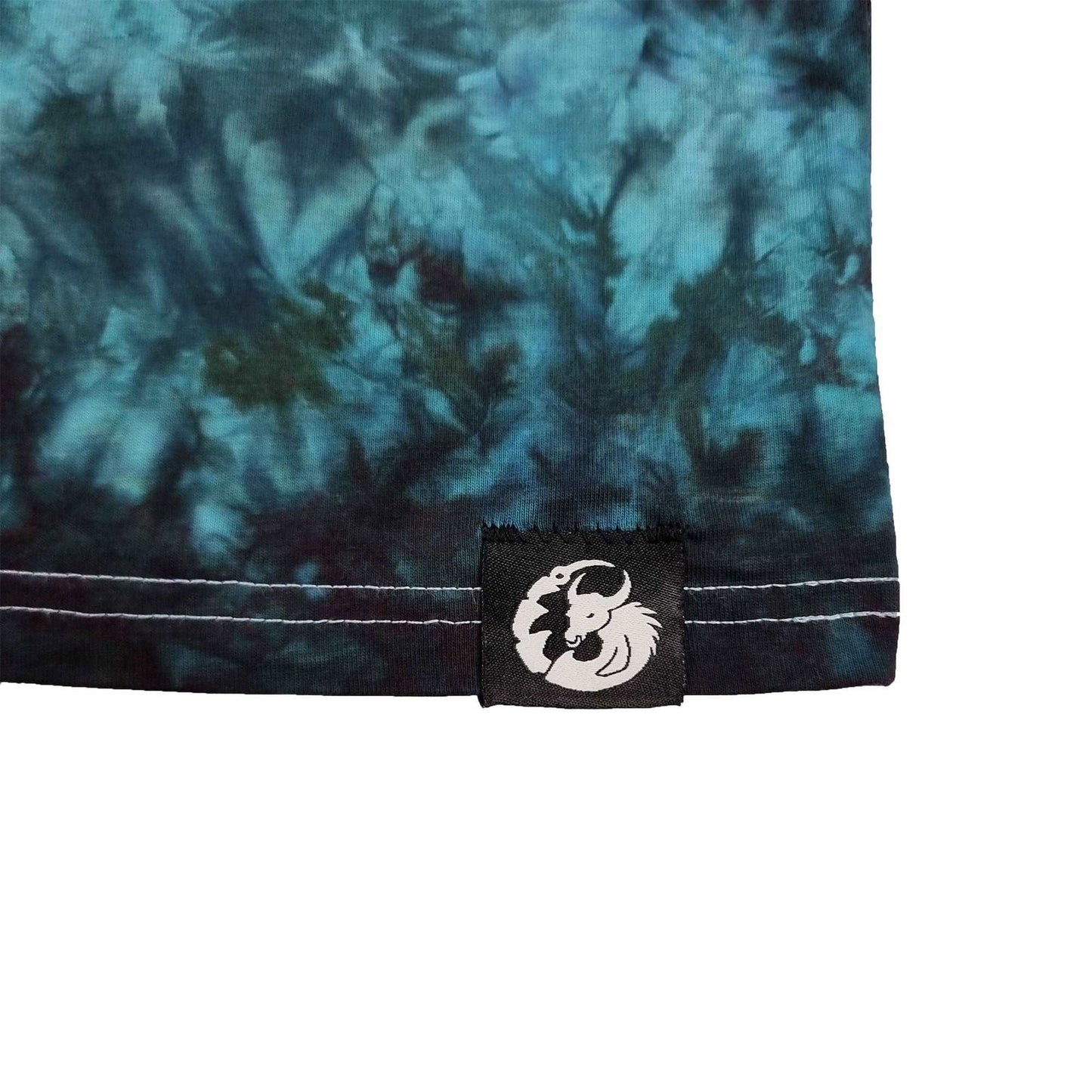 Teal Camo Crunch Tie Dye T-Shirt