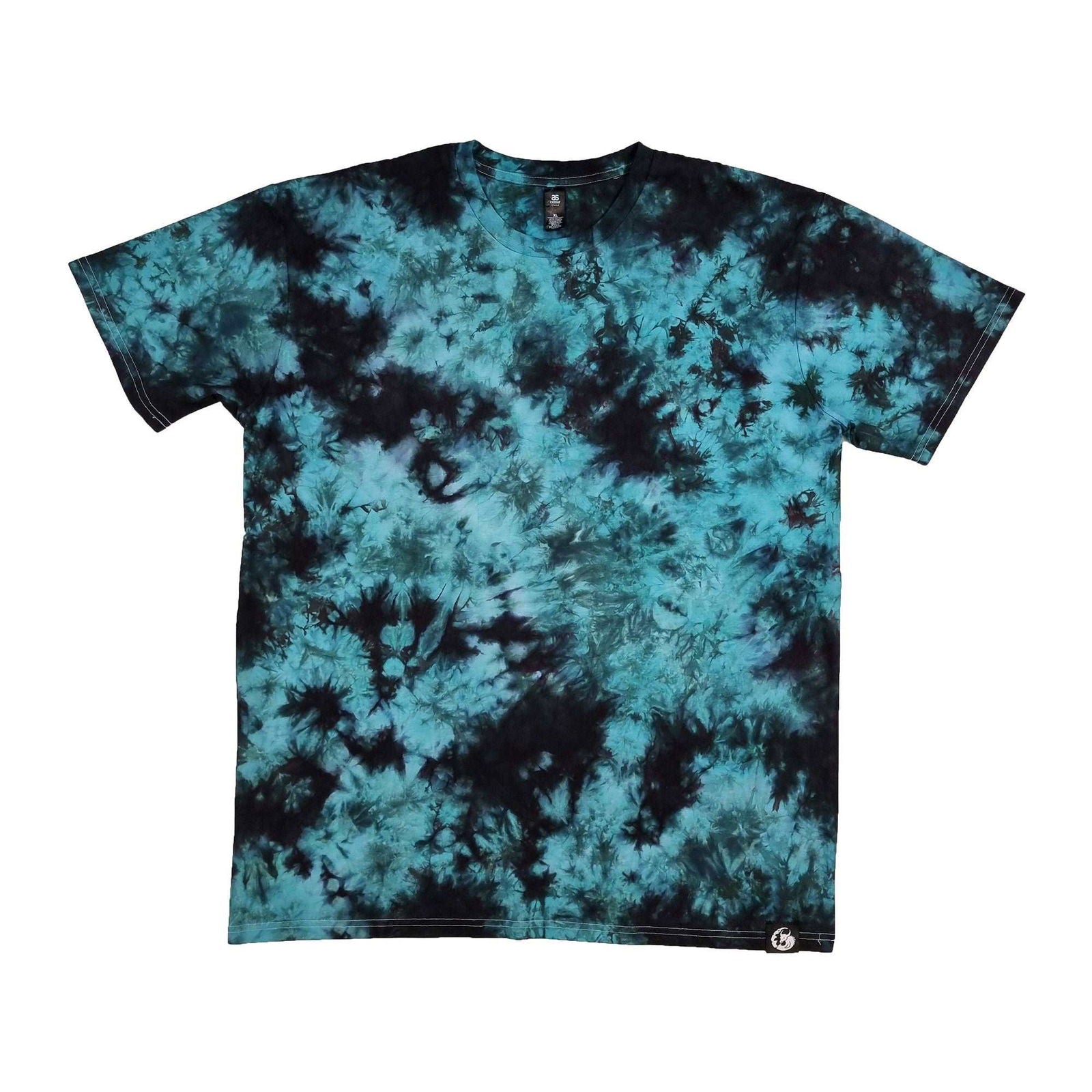 Teal Camo Crunch Tie Dye T-Shirt - tie dye joggers -  tie dye sweatpants - tie dye trousers - Stinging Bullfish