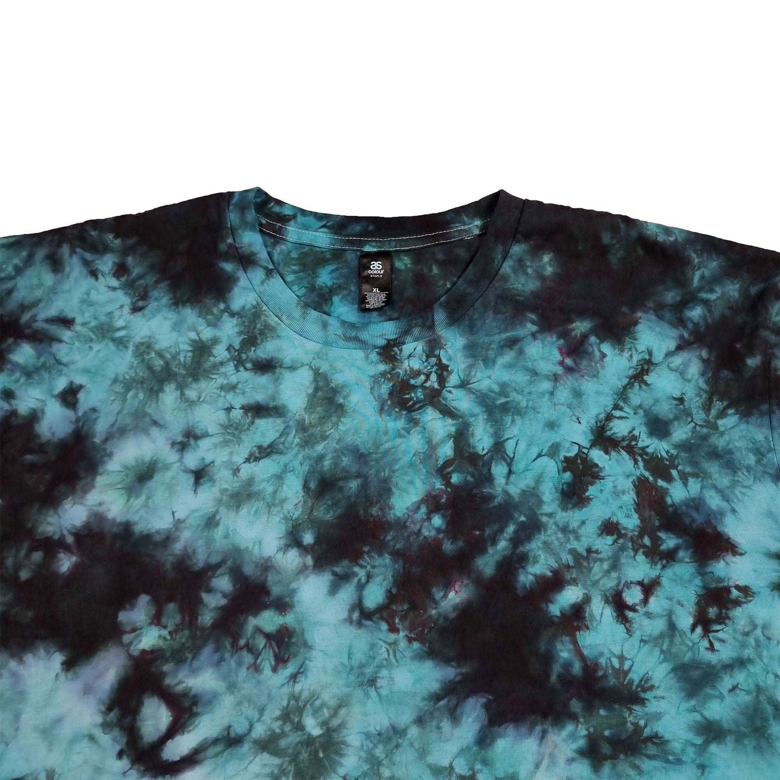 Teal Camo Crunch Tie Dye T-Shirt - tie dye joggers -  tie dye sweatpants - tie dye trousers - Stinging Bullfish