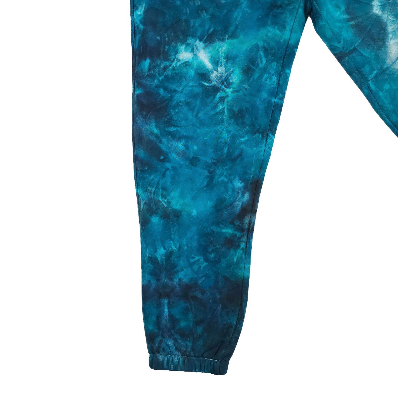 Teal Ombré Smoke Tie Dye Jogging Bottoms