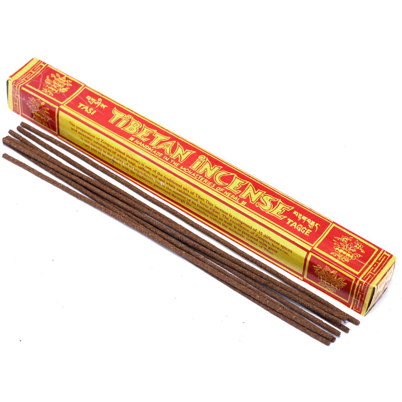 Tibetan Tasi Taggi Extra Long Incense Sticks - tie dye joggers -  tie dye sweatpants - tie dye trousers - Stinging Bullfish