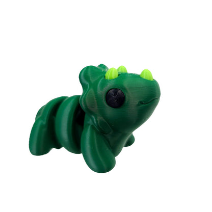 Triceratops Dinosaur Fidget Toy - Green - fidget toy