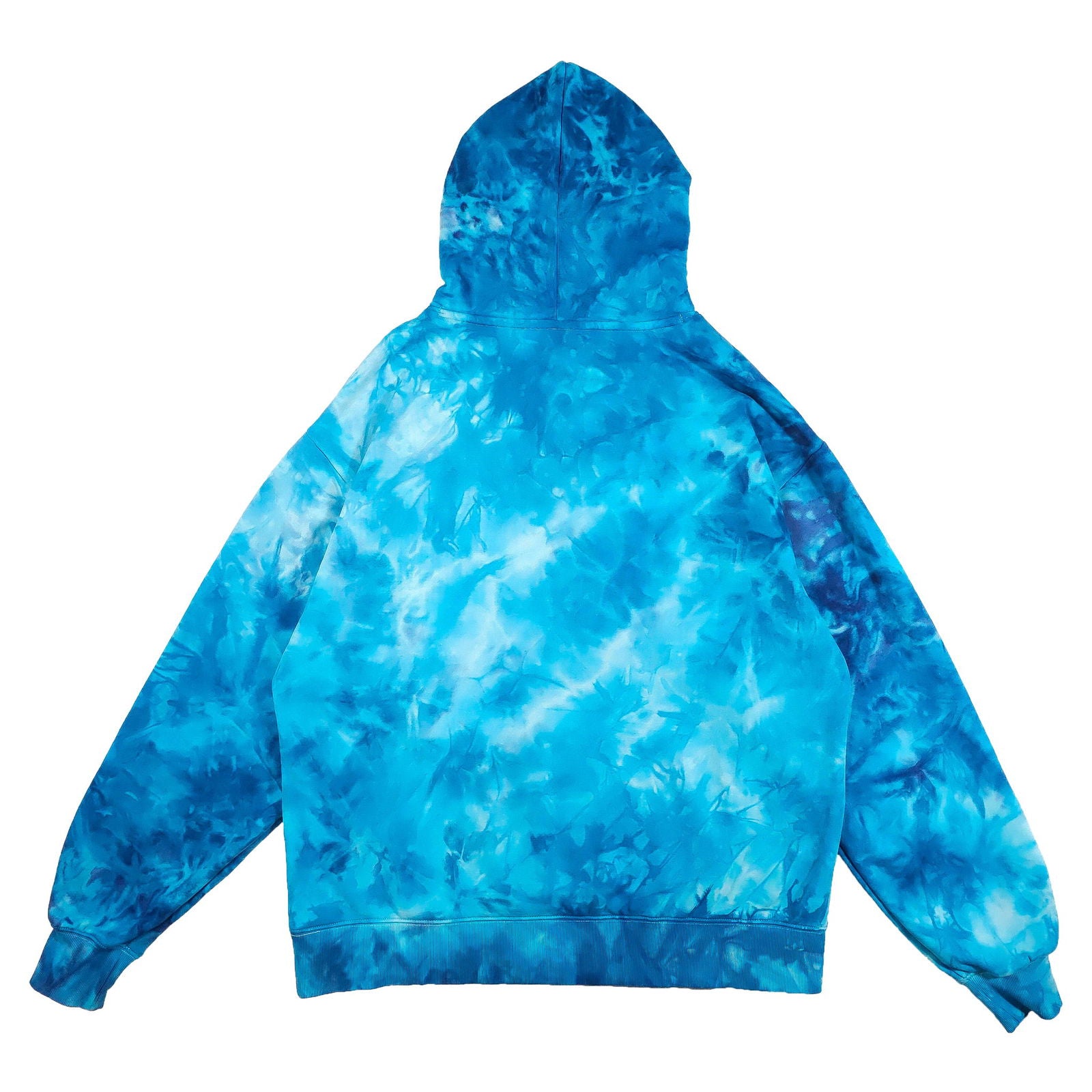 Turquoise Tie Dye Hoodie | Ultra Heavyweight Hoodie