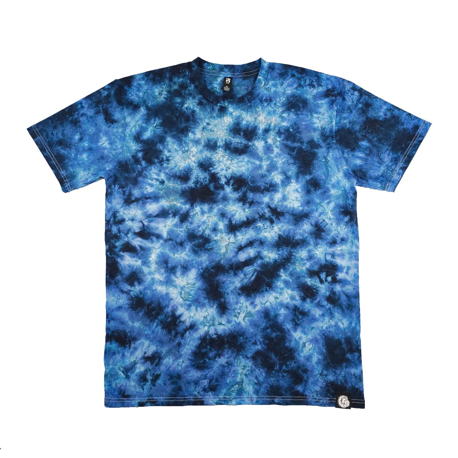 Turquoise Camo Crunch Tie Dye T-Shirt - tie dye joggers -  tie dye sweatpants - tie dye trousers - Stinging Bullfish