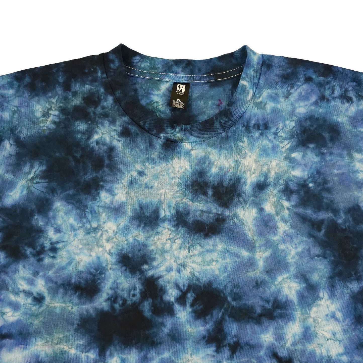 Turquoise Camo Crunch Tie Dye T-Shirt - tie dye joggers -  tie dye sweatpants - tie dye trousers - Stinging Bullfish