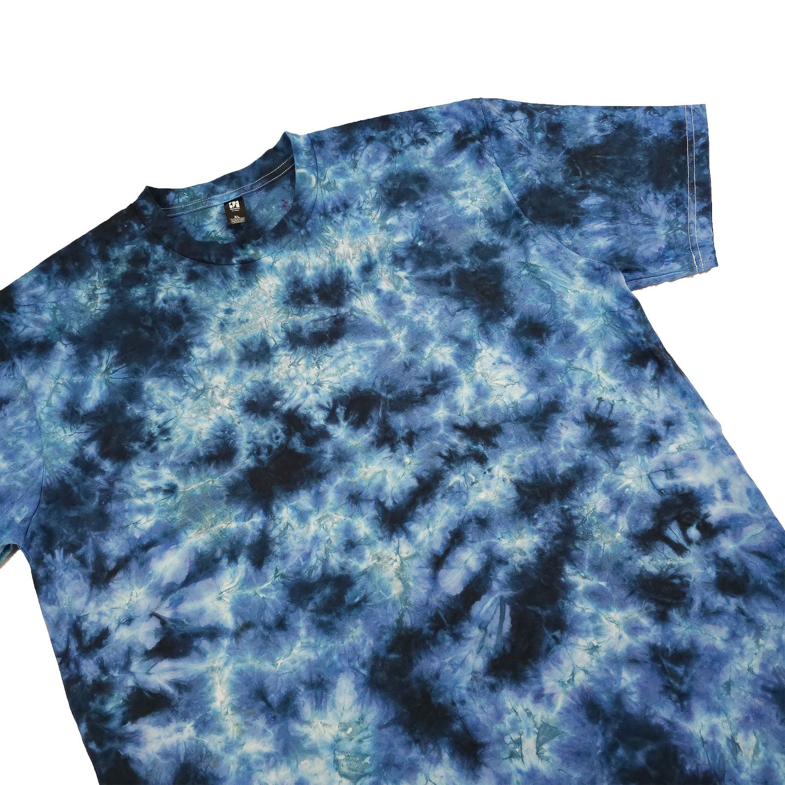Turquoise Camo Crunch Tie Dye T-Shirt - tie dye joggers -  tie dye sweatpants - tie dye trousers - Stinging Bullfish