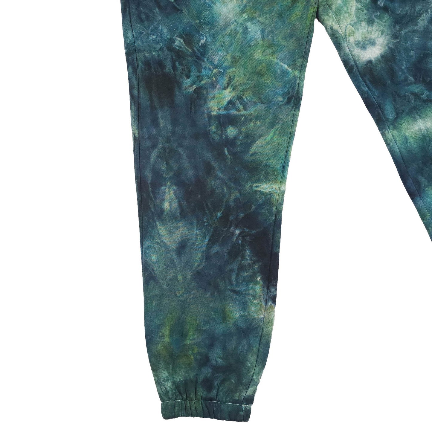 Wasabi Green Ombré Smoke Tie Dye Jogging Bottoms