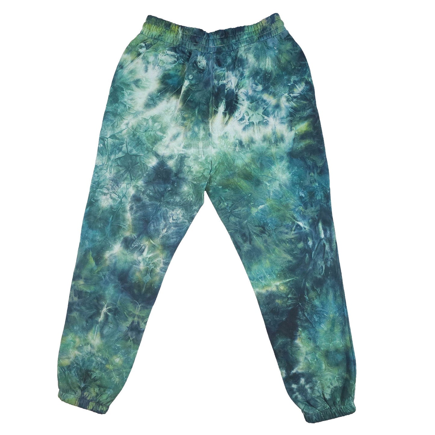 Wasabi Green Ombré Smoke Tie Dye Jogging Bottoms