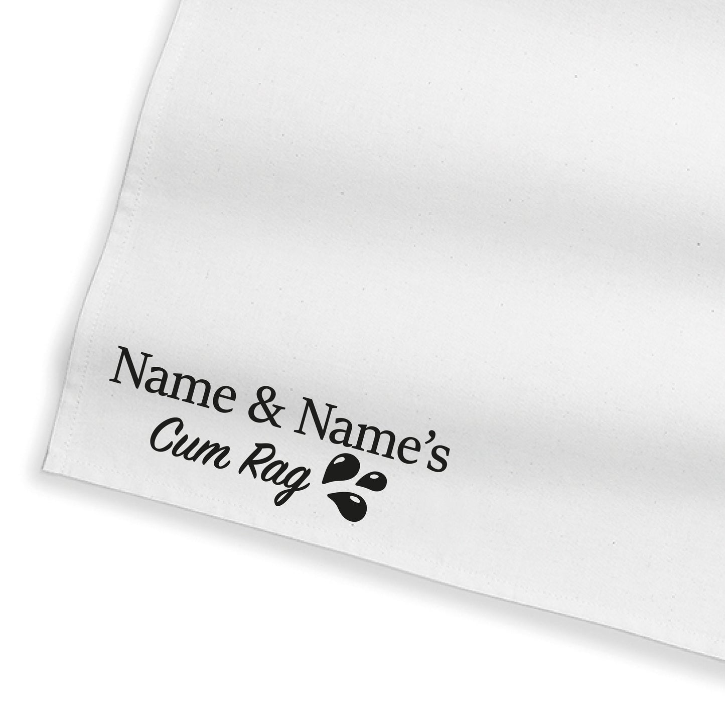 Personalized Couples Cum Rag 💦