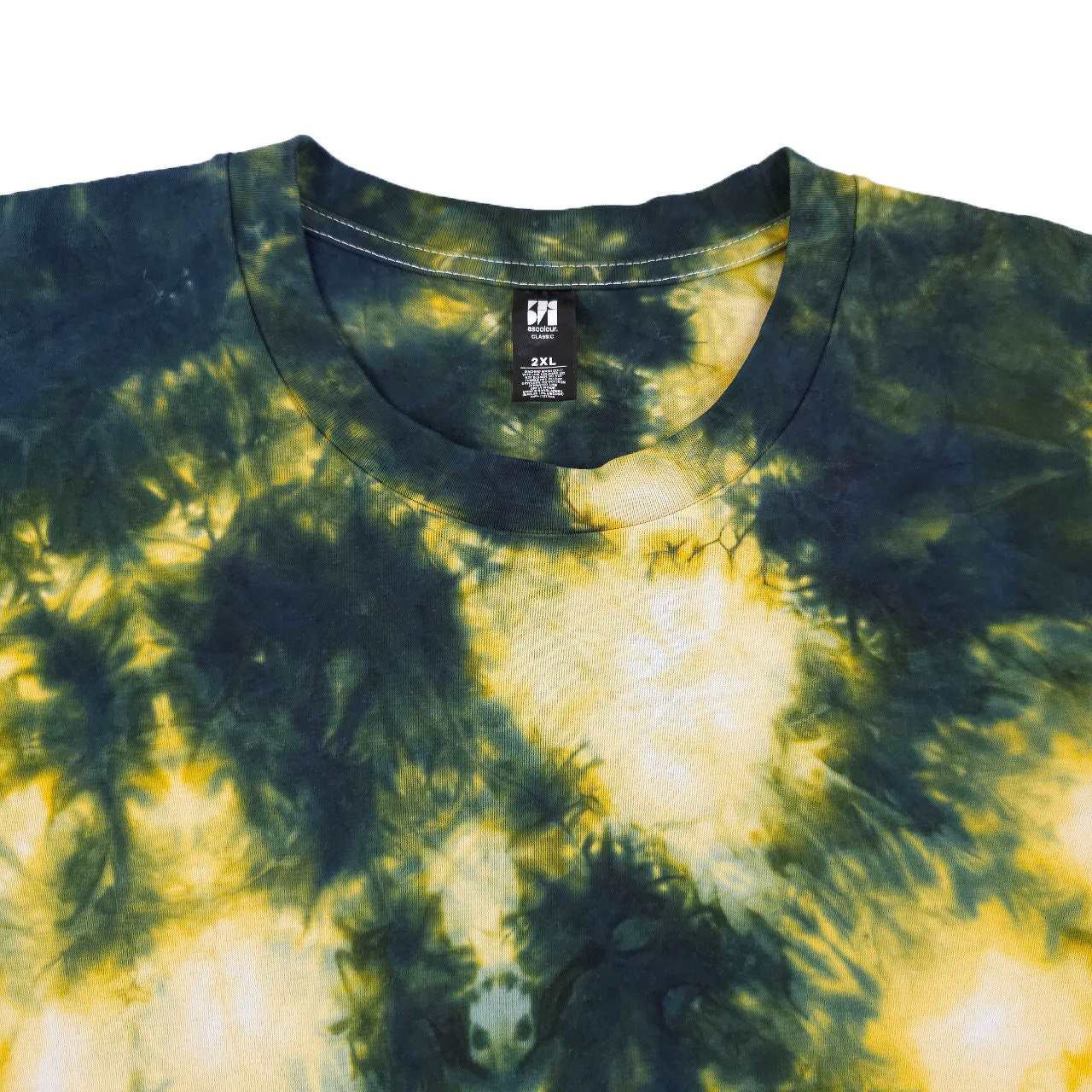 Yellow Impact Cram Tie Dye T-Shirt - tie dye joggers -  tie dye sweatpants - tie dye trousers - Stinging Bullfish