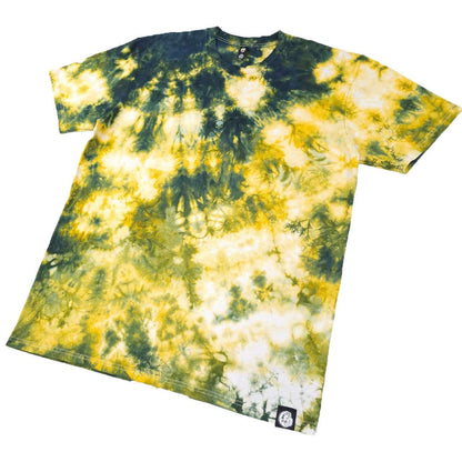 Yellow Impact Cram Tie Dye T-Shirt - tie dye joggers -  tie dye sweatpants - tie dye trousers - Stinging Bullfish