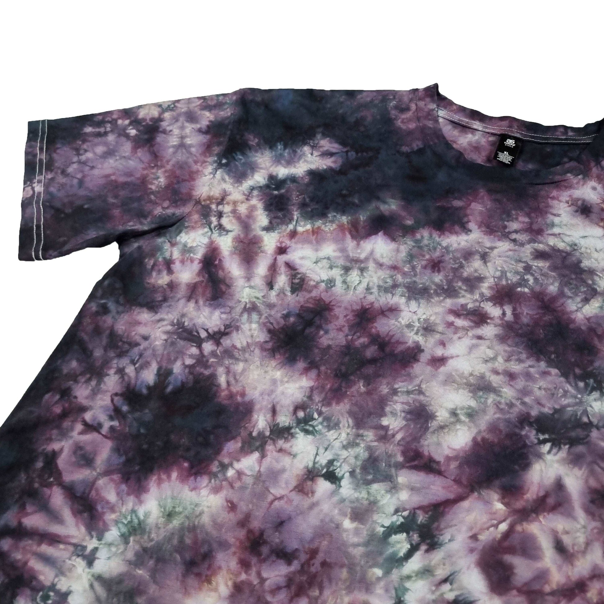 Smoky Purple Camo Crunch Tie Dye T-Shirt
