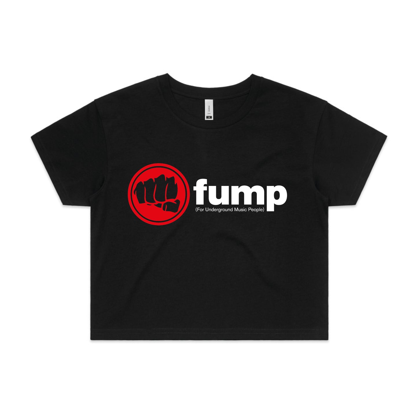 Chesty Gal - Black Crop Top